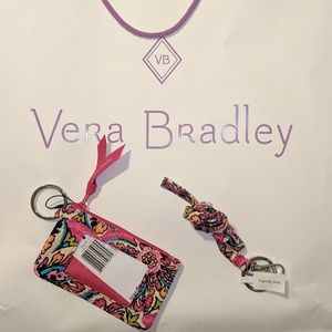 💗Vera Bradley ID Holder & Lanyard Set💗